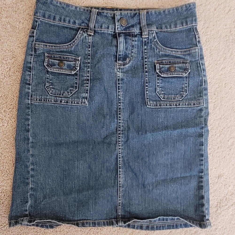Denim Blue Skirt